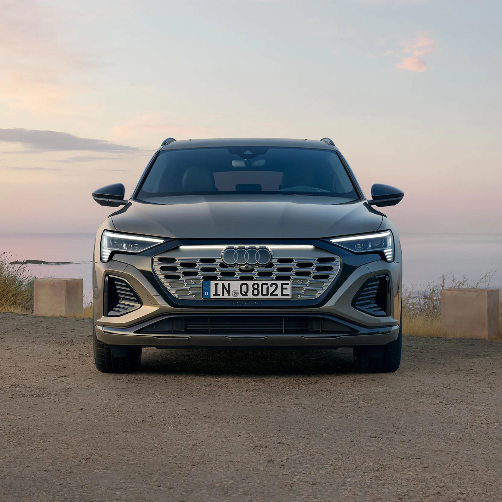 Audi Q8 e-tron front direkt