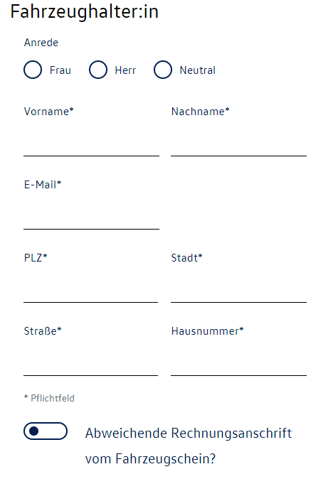 Persönliche Daten