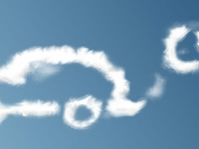 Wolkenauto mit CO2