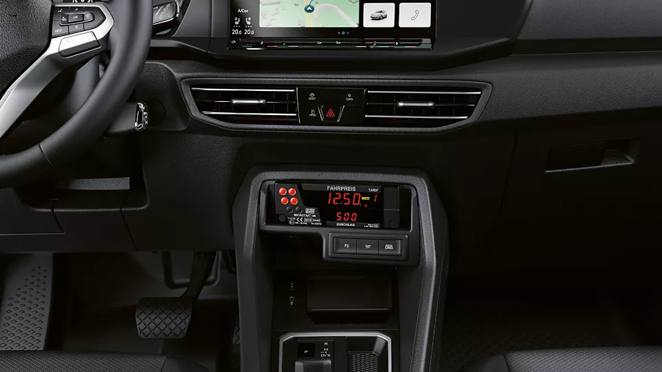 VW Caddy Taxi von Innen