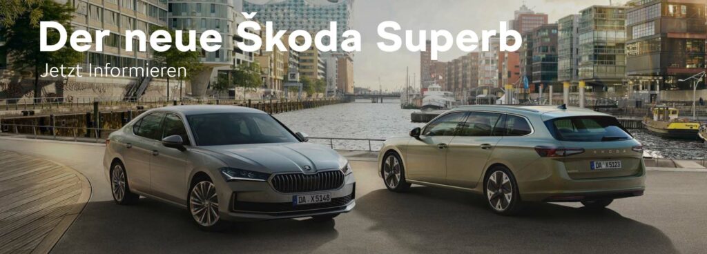 Der neue Škoda Superb Combi und Limousine