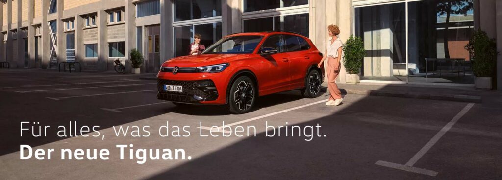 Banner der neue VW Tiguan