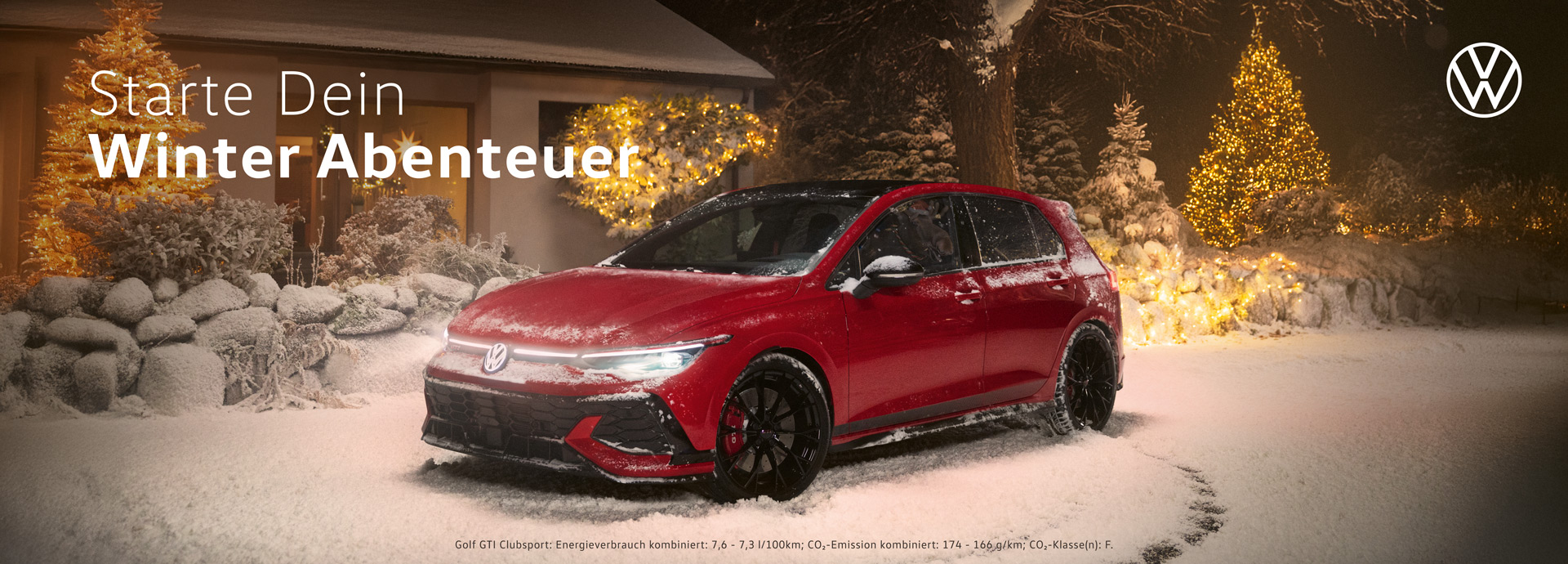 GTIWeihnachten Volkswagen Winter